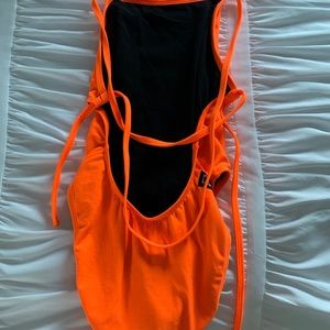 Orange jolyn one piece